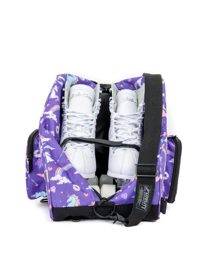 Freewheelin' Roller Skate Bag PURPLE UNICORN