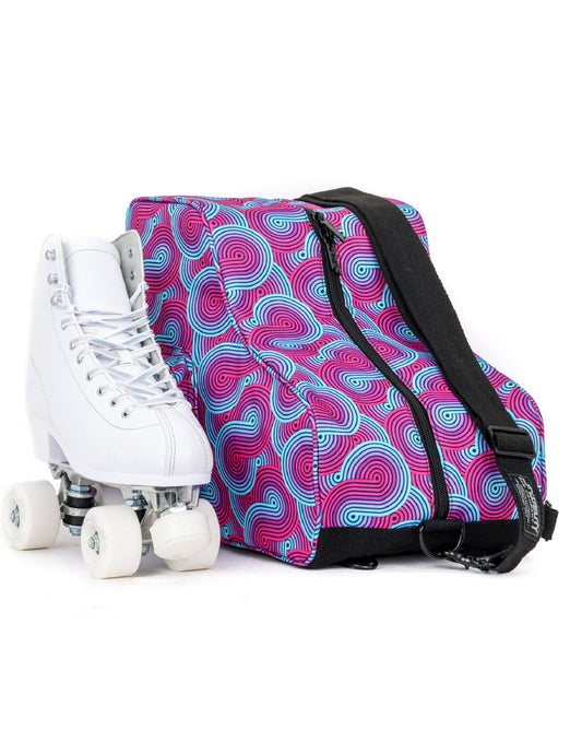 Freewheelin' Roller Skate Bag PURPLE SWIRL