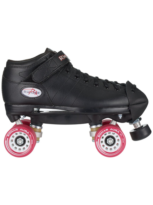 Riedell R3 Black Roller Skates